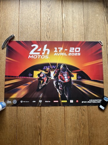 Affiche mans 24h - 24h, moto