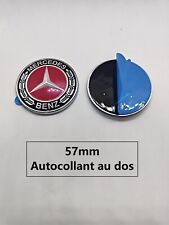 Logo Capot Plat Mercedes Rouge