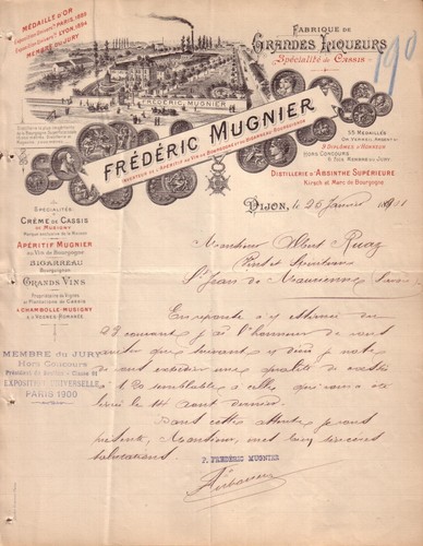 Dijon lettre frederic - lettre,