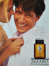 AZZARO vintage Print Ad !! " This Eau de Toilette for Men "