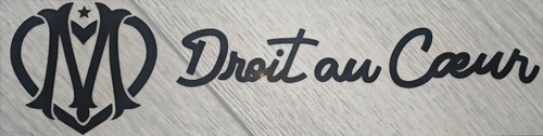 Flocage droit coeur om - coeur,