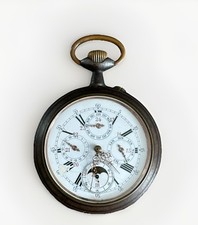 Régulateur De Chemin De Fer triple quantième et phases de lune