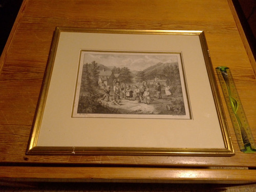 Belle reproduction encadrée - belle,