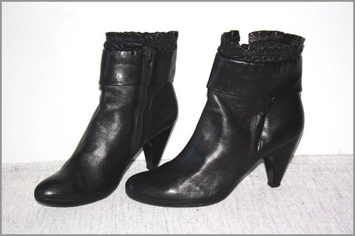 Heyraud bottines cuir - heyraud, revers