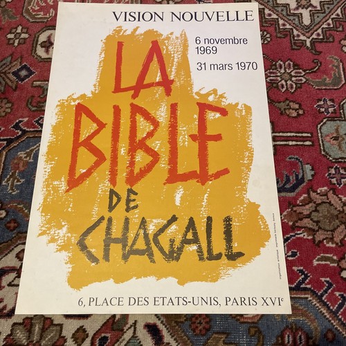 Marc chagall bible affiche - chagall,