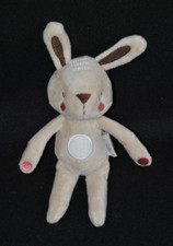 ? Peluche doudou lapin Bébé BEBE DOUCEUR beige rose 18/22 cm NEUF