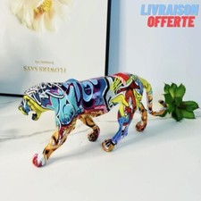 Statue De Léopard Graffiti En