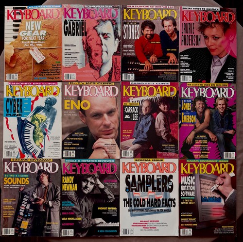 Keyboard magazines complete - magazines.,