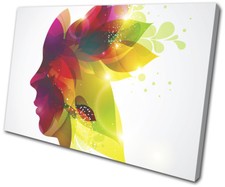 Woman Flowers  Illustration