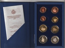 SAINT MARIN - Coffret Officiel B.E. 2008 Série 8 Monnaies Belle Epreuve 13000 ex