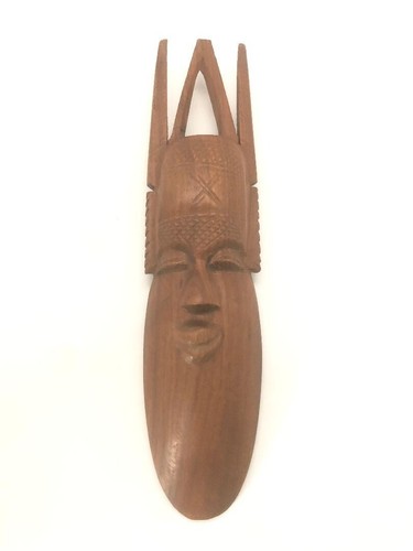 Masque africain bois massif - masque,