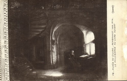 Cpa musée louvre - louvre, rembrandt