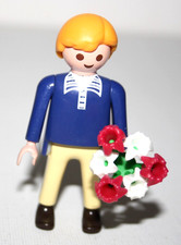 PLAYMOBIL 4145 5763 HOMME PAPA MAISON TRANSPORTABLE FLEURS