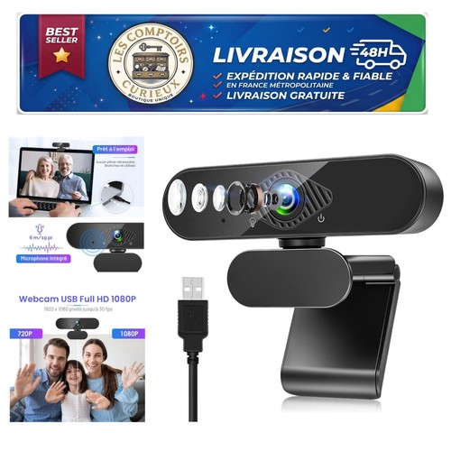 Webcam full 1080p usb - webcam,
