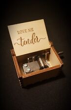 Elvis Presley Love Me Tender Wooden Music Box - Customizable