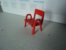 PLAYMOBIL vintage city life caravane chaise rouge camping du set 3588 de 1983