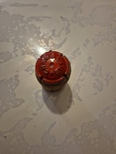 Capsule Champagne Ancienne Generique Rouge n.195 Sur Bouchon Rare