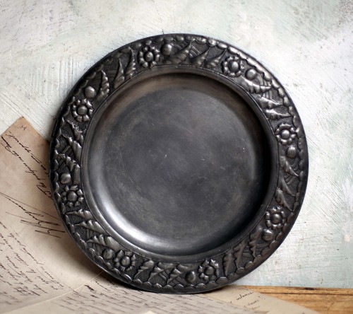 Antique art nouveau - antique, pewter