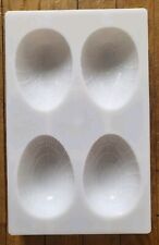 10 cm oeuf Pâques Plaque 4 alvéoles moule chocolat BARRY polycarbonate blanc