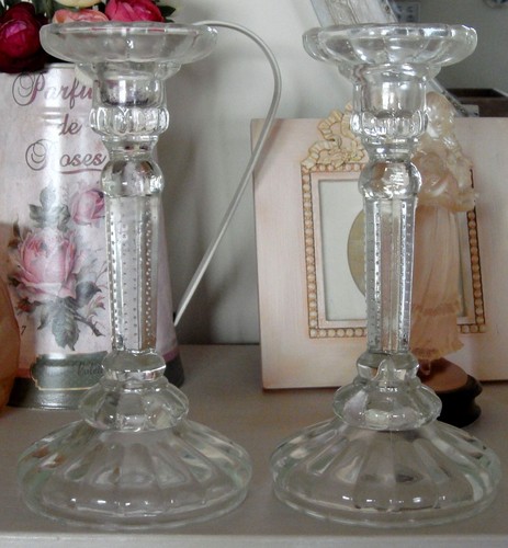Bougeoirs verre presse - 2,