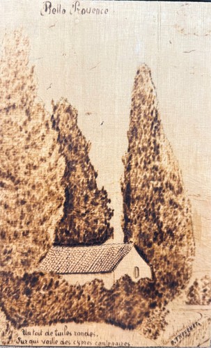 Tableau pyrogravure sur bois - pyrogravure,