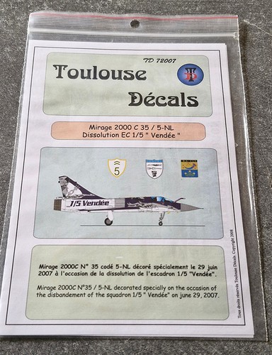 Mirage 2000c decalque - mirage,