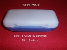 TUPPERWARE   BOÎTE à   Oeufs ( 10 )  ou Boîte à emporter  le Sandwich
