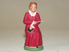 VINTAGE ANCIEN SANTON DE PROVENCE TERRE CUITE ESCOFFIER 7 CM  MAITRESSE D ECOLE