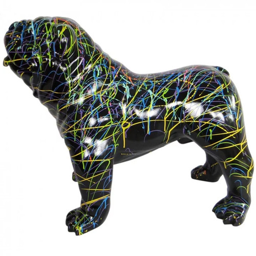Statue résine chien - résine,