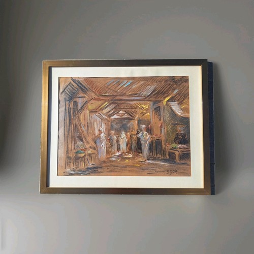 Peinture ancienne orientaliste - peinture,