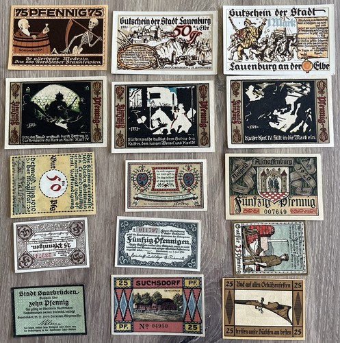 Lot billets allemand - lot, 15