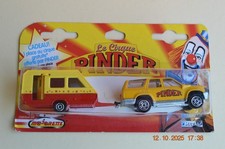 CIRQUE PINDER MAJORETTE = TOYOTA RUNNER + CARAVANNE  NEUF BOITE # 1:60