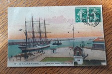 LA  ROCHELLE  LA PALLICE  Quatre Mats sortant du Port CPA début 20ème siècle 