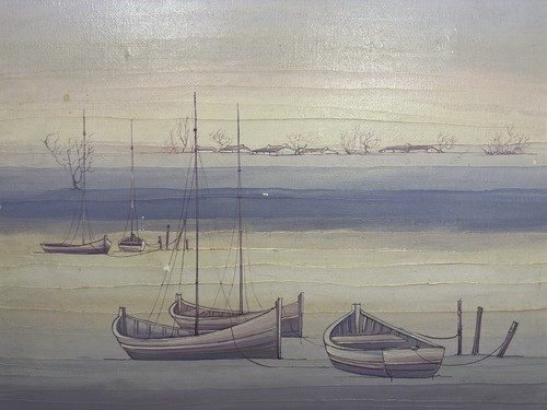 Huile sur toile - , signée