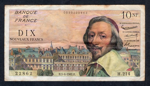 Rare billet nouveaux francs - billet,