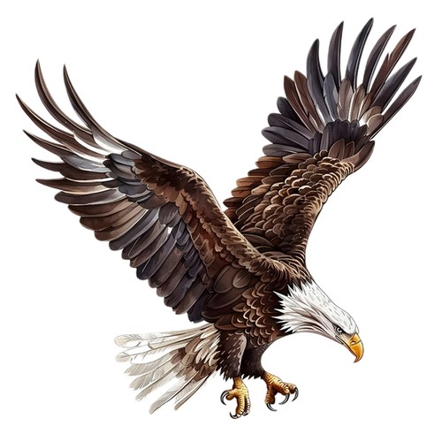 Autocollant vinyle aigle
