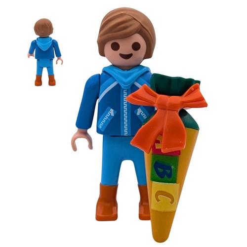 Figurine enfant bleu cadeau