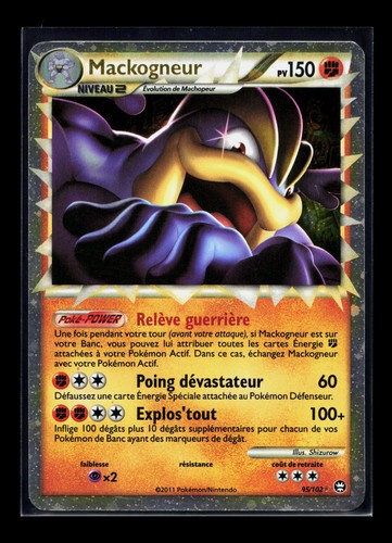 Carte pokémon mackogneur - pokémon,