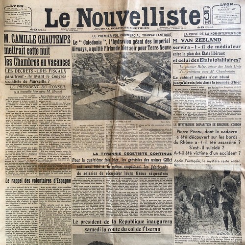 Journal nouvelliste lyon - journal,