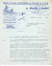 Facture.AM24071.Aurillac.1955.Pradel-Clément.Chasse.Tir.Darne.Verney-Carron