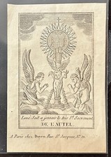 IMAGE PIEUSE   XIX éme SIECLE