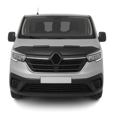 Bra de capot pour Renault Trafic 2020-2025 VAN X82 FL en vinyle noir 1 pièce