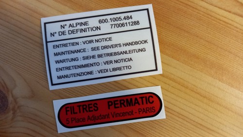 Sticker autocollant alpine gta - sticker,