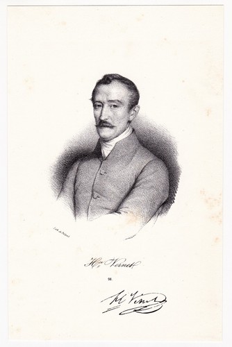 Lithographie horace vernet - horace,