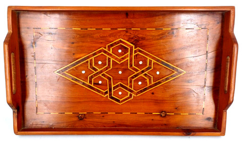 Plateau service bois art - service, en