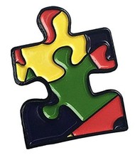 Autism Awareness Puzzle Piece Austistic Enamel Lapel Pin