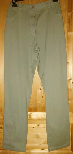 Pantalon toile vert olive - vert,