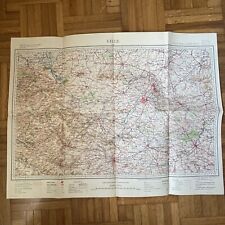 France Ww1 1914 1918 Carte Militaire État Major Infanterie Lille