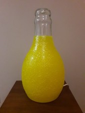 LAMPE BOUTEILLE ORANGINA Publicitaire 1970
