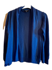 CAROLL cardigan gilet bleu électrique taille 40